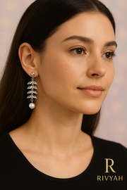 Pearl Drop Earrings for women